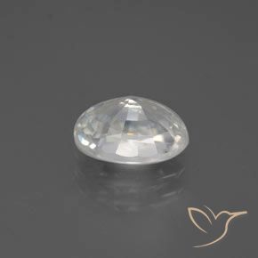 9,17 ctw natürlicher Weiß Zirkon, Oval, VVS