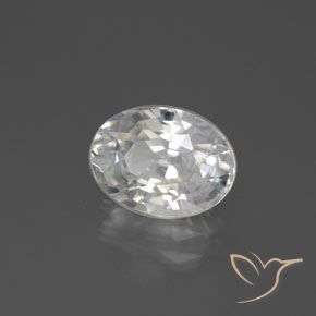 9,17 ctw natürlicher Warmweiß Zirkon, Oval, VS