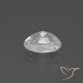 9,17 ctw natürlicher Warmweiß Zirkon, Oval, VS