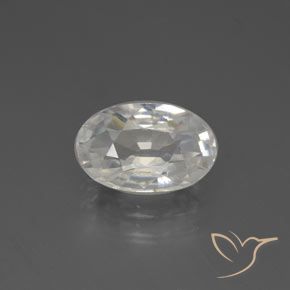 2.88ct Natürlicher Warmweiß Zirkon, Oval, VVS