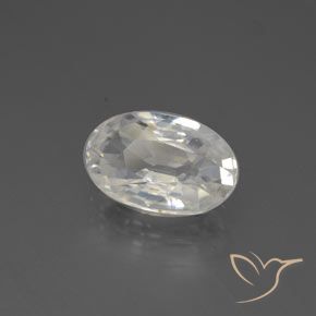 9,17 ctw natürlicher Warmweiß Zirkon, Oval, VVS