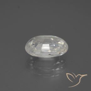 9,17 ctw natürlicher Warmweiß Zirkon, Oval, VVS