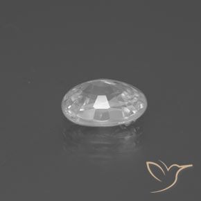 9,17 ctw natürlicher Weiß Zirkon, Oval, VVS