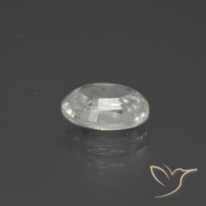 9,17 ctw natürlicher Warmweiß Zirkon, Oval, VVS