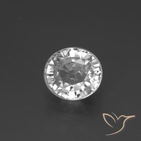 2.84ct Natürlicher Weiß Zirkon, Oval, VVS