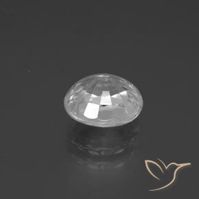 9,17 ctw natürlicher Weiß Zirkon, Oval, VVS
