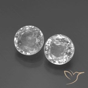 4.79 ct natürliche Weiß Zirkon-Edelsteine, Runden, VVS