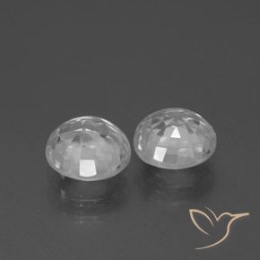 4.79 ct natürliche Weiß Zirkon-Edelsteine, Runden, VVS