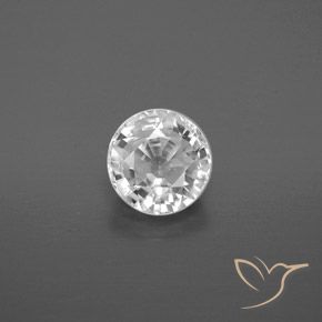 2.31ct Natürlicher Weiß Zirkon, Runden, VVS-VS