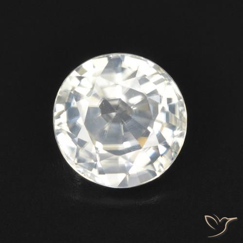 2.05ct Natürlicher Warmweiß Zirkon, Runden, VVS