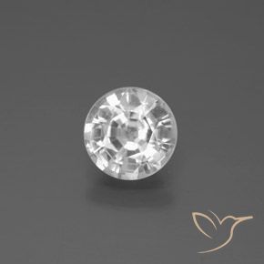 1.65ct Natürlicher Weiß Zirkon, Runden, VS
