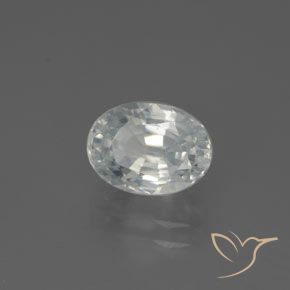 9,17 ctw natürlicher Warmweiß Zirkon, Oval, VVS