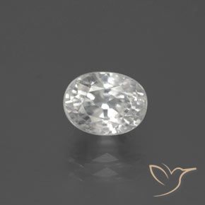 3.24ct Natürlicher Warmweiß Zirkon, Oval, VVS