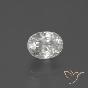 9,17 ctw natürlicher Warmweiß Zirkon, Oval, VVS
