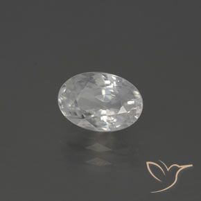 2.22ct Natürlicher Warmweiß Zirkon, Oval, VVS