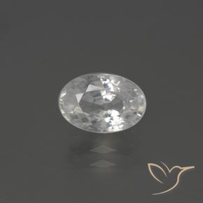 9,17 ctw natürlicher Warmweiß Zirkon, Oval, VVS