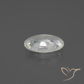 9,17 ctw natürlicher Warmweiß Zirkon, Oval, VVS