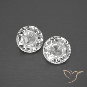 3.36 ct natürliche Klares Weiß Zirkon-Edelsteine, Runden, VVS