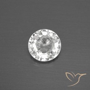 1.79ct Natürlicher Weiß Zirkon, Runden, VVS