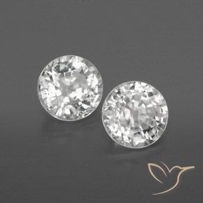 3.59 ct natürliche Warmweiß Zirkon-Edelsteine, Runden, VVS