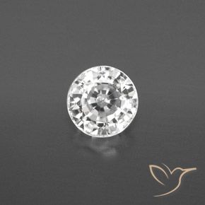 1.86ct Natürlicher Warmweiß Zirkon, Runden, VVS