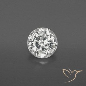 1.88ct Natürlicher Warmweiß Zirkon, Runden, VVS