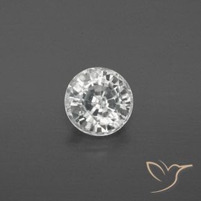 1.65ct Natürlicher Warmweiß Zirkon, Runden, VVS
