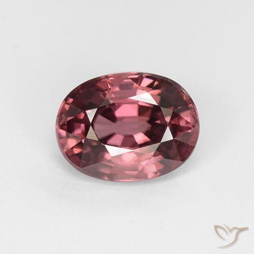 3.44ct Natürlicher Merlot Rot Zirkon, Oval, VVS
