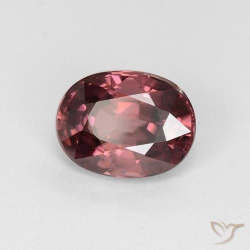 9,17 ctw natürlicher Merlot Rot Zirkon, Oval, VVS