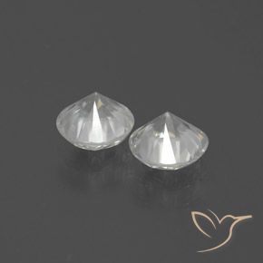 2.71 ct natürliche Weiß Zirkon-Edelsteine, Runden, VVS-VS