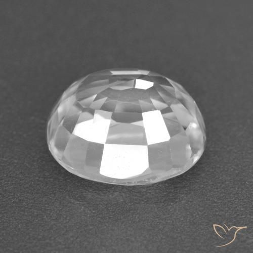 9,17 ctw natürlicher Weiß Zirkon, Oval, VVS