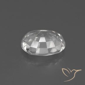 9,17 ctw natürlicher Weiß Zirkon, Oval, VVS