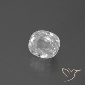 9,17 ctw natürlicher Weiß Zirkon, Kissen, VS