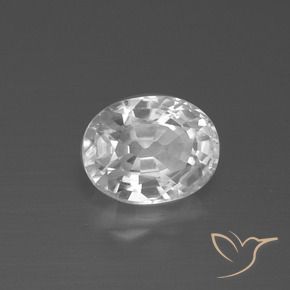9,17 ctw natürlicher Weiß Zirkon, Oval, VS