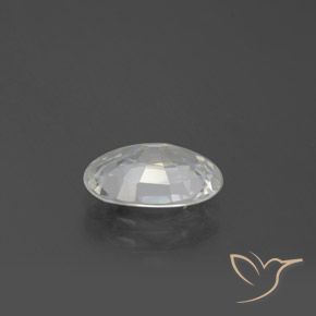 9,17 ctw natürlicher Warmweiß Zirkon, Oval, VVS