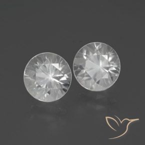 4.46 ct natürliche Weiß Zirkon-Edelsteine, Runden, VVS-VS