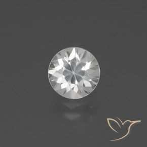 2.39ct Natürlicher Weiß Zirkon, Runden, VVS-VS