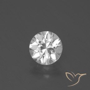 1.68ct Natürlicher Weiß Zirkon, Runden, VVS-VS, Photo A