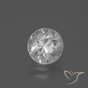 2.26ct Natürlicher Weiß Zirkon, Runden, VVS-VS
