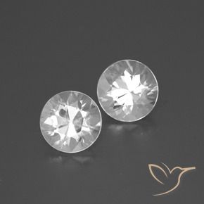 3.76 ct natürliche Weiß Zirkon-Edelsteine, Runden, VVS-VS