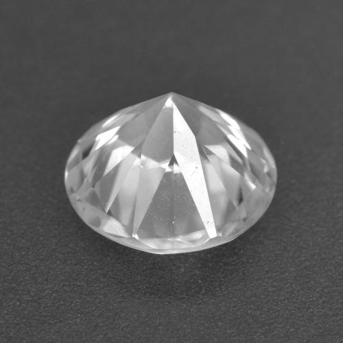 2,58 ctw natürlicher weißer Zirkon, Rundschliff, VS
