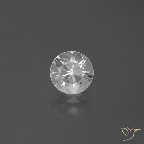 1.76ct Natürlicher Weiß Zirkon, Runden, VVS-VS