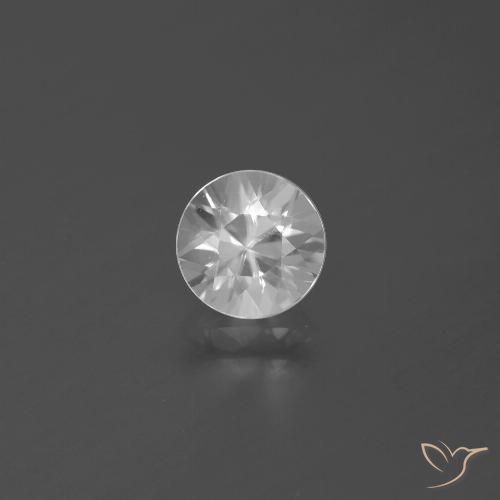 1.64ct Natürlicher Weiß Zirkon, Runden, VVS