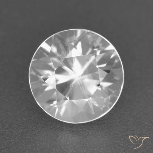 2.12ct Natürlicher Weiß Zirkon, Runden, VS