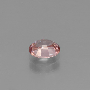 1,03 ctw natürlicher rosafarbener Zirkon, Oval Schliff, VS