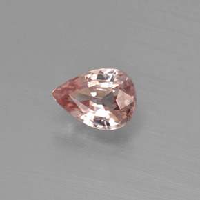 1,20 ctw natürlicher orangefarbener Zirkon, Birnenform, VVS