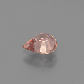 0,98 ctw natürlicher orangefarbener Zirkon, Birnenform, VVS