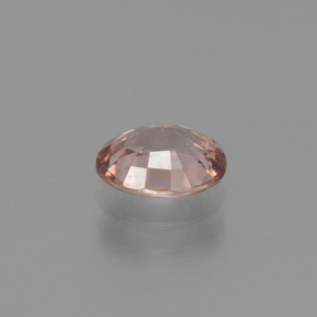 1,47 ctw natürlicher orangefarbener Zirkon, Oval Schliff, VS