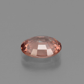 2,17 ctw natürlicher rosafarbener Zirkon, Oval Schliff, VVS