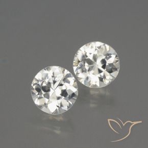 4.00 ct natürliche Warmweiß Zirkon-Edelsteine, Runden, VVS-VS